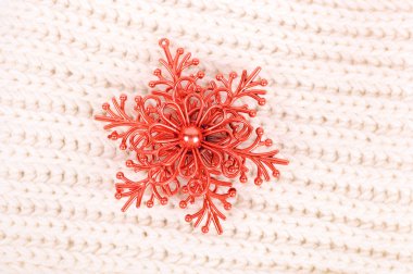 kırmızı plastik Noel kar tanesi Hediyelik eşya