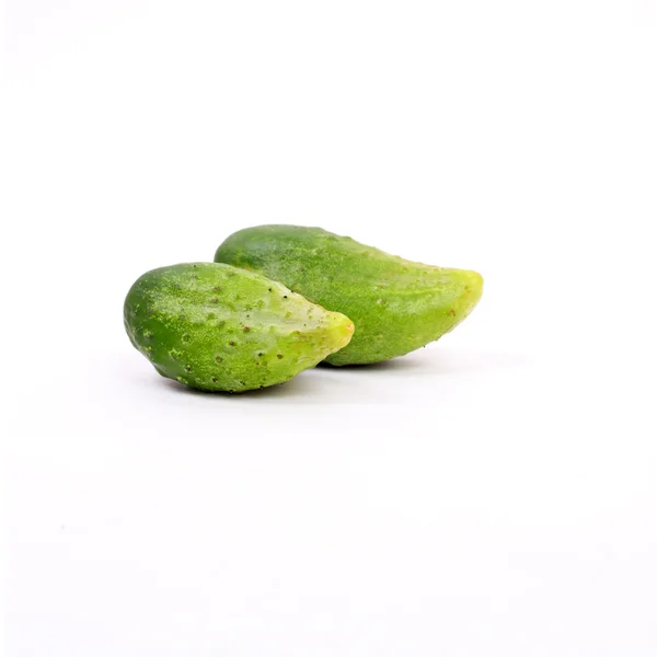 Světle zelené okurky — Stock fotografie