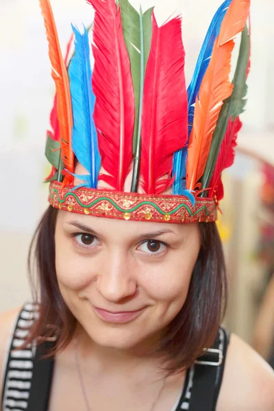 Indian tribal chief — Stock Photo, Image