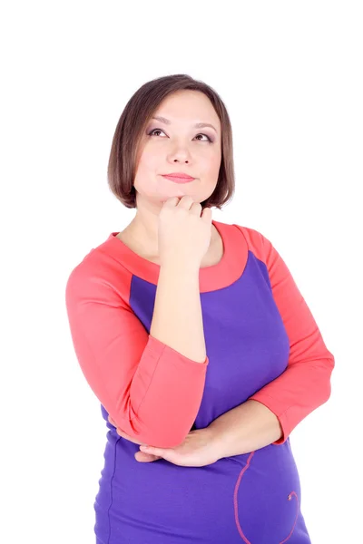 Pretty young woman dreaming — Stock Photo, Image