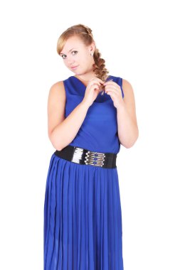 genç güzel sarışın kız