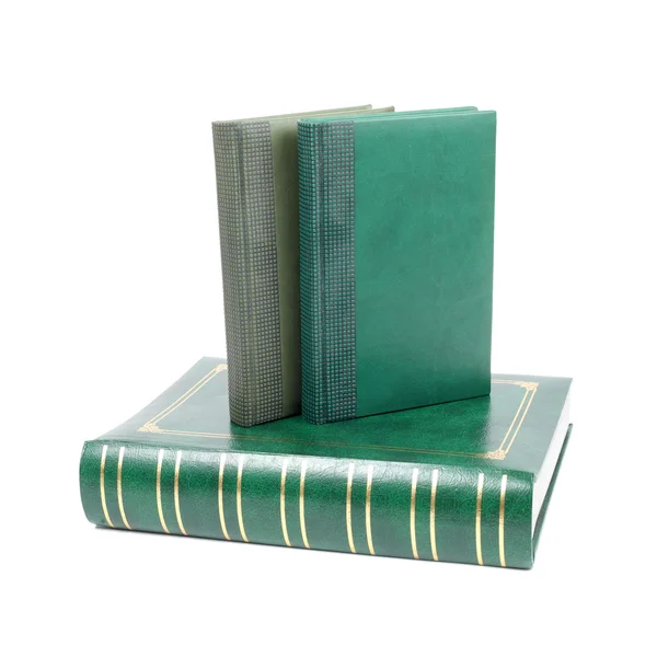 Livros verdes foliant — Fotografia de Stock