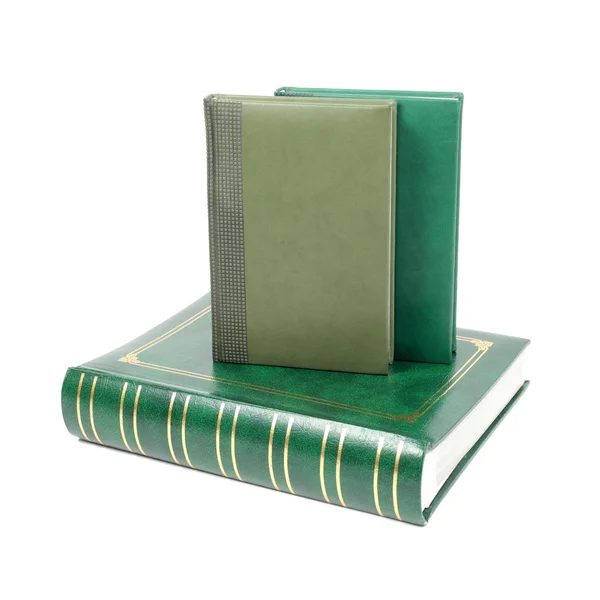 Green foliant books — Stock Photo, Image