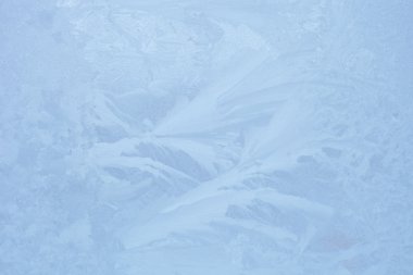 Mavi kış buz süsleme