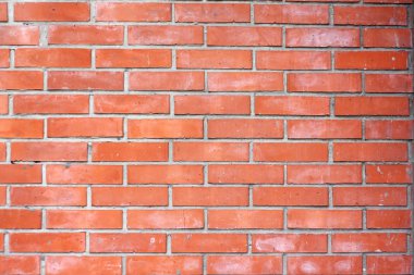 parlak kırmızı tuğla duvar