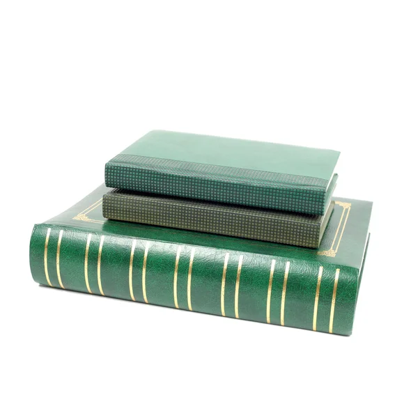 Gröna foliant böcker — Stockfoto