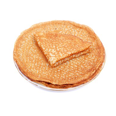 Mardi gras için krep yığını