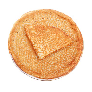 Mardi gras için krep yığını