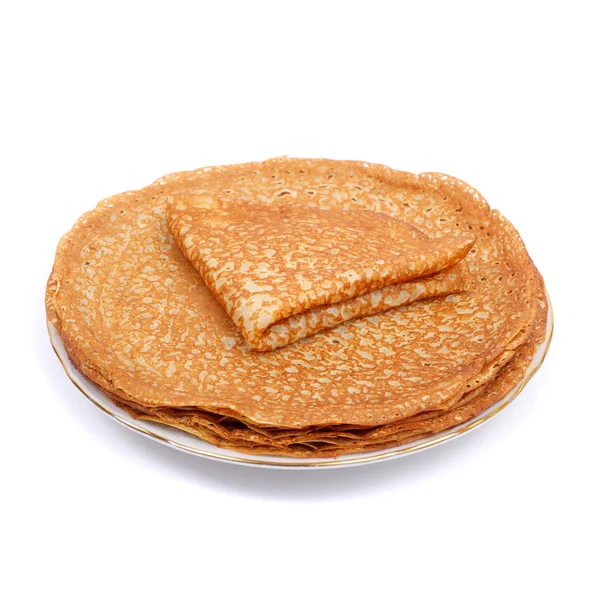 Stack of pancakes for Mardi gras — Stock Photo, Image