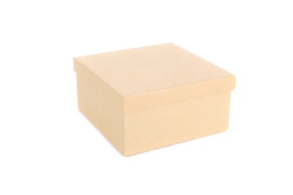Light brown paper box — Stock Photo, Image