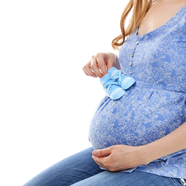 Young pretty pregnant woman — Stock Photo, Image