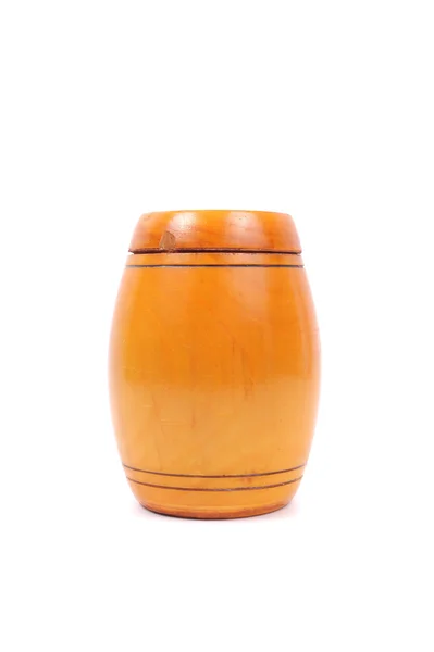 Wooden barrel of honey — Stock Photo, Image