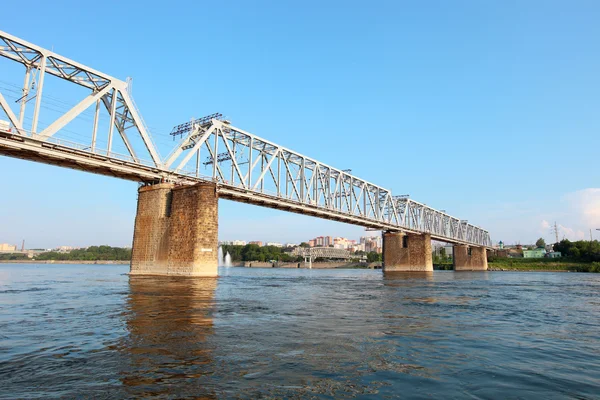 Big railway bridge — Stock Photo, Image