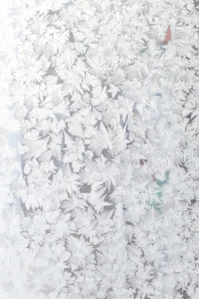 Gümüş kış buz süsleme — Stok fotoğraf