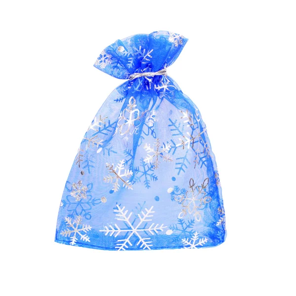 Blue gift bag — Stock Photo, Image