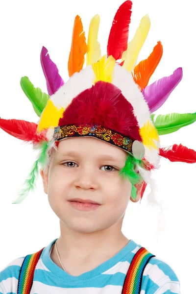 Little American Indian — Stock Photo, Image