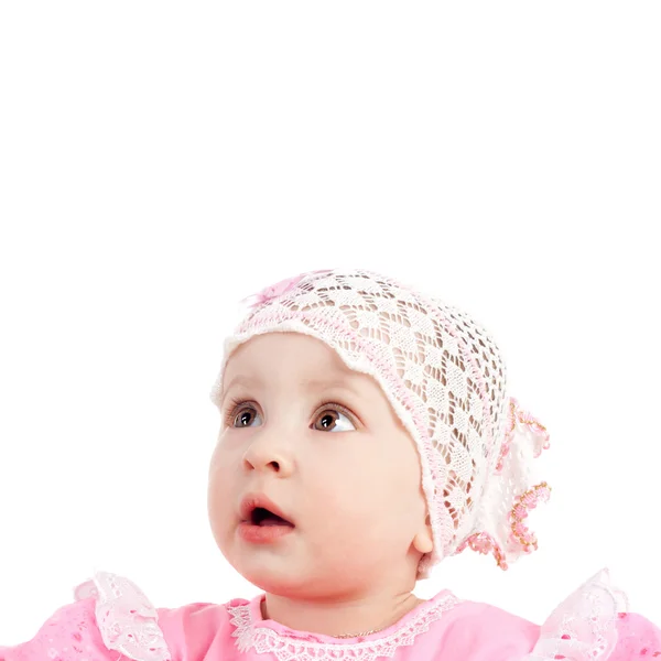 Bonito doce pequeno bebê menina — Fotografia de Stock