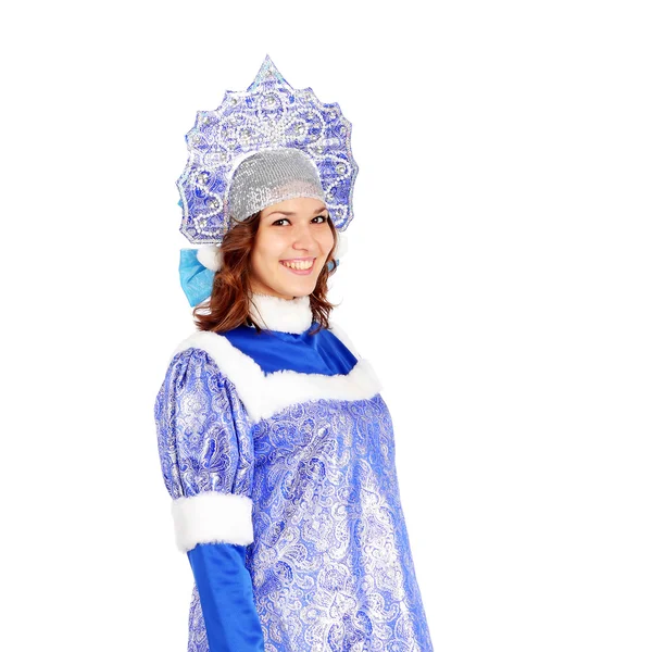 Ganska ung Snow Maiden — Stockfoto