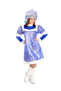 Genç ve güzel kar kızlık