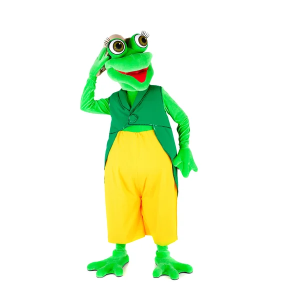 Acteur en costume de grenouille — Photo