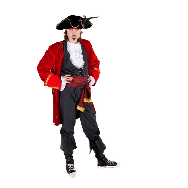Jovem ator pirata — Fotografia de Stock