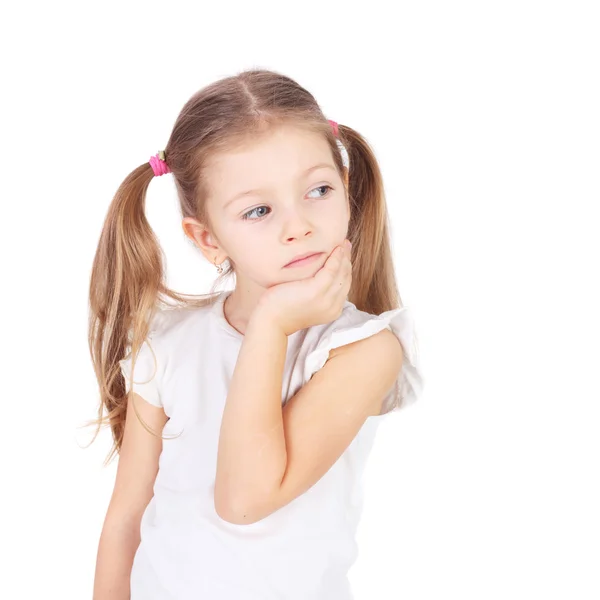 Menina bonita sonhando — Fotografia de Stock