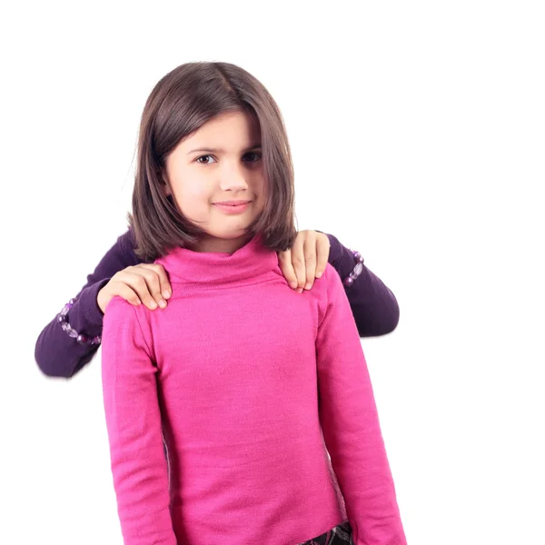 Cute little twin sisters — Stock Photo, Image