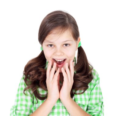 Sevimli oldukça sürpriz kız