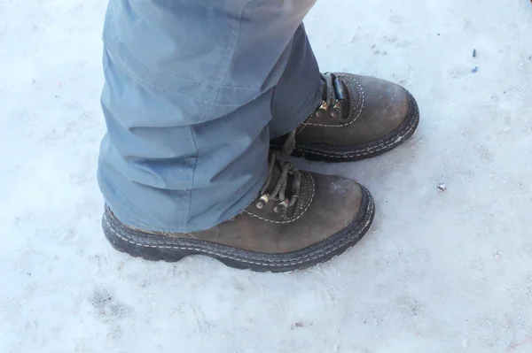 Little boy boots — Stock Photo, Image