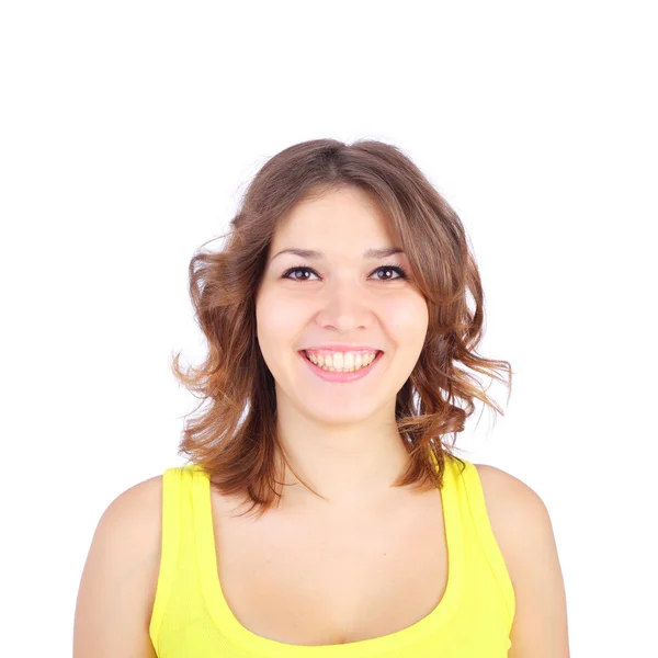 Chica sonriente bastante joven — Foto de Stock