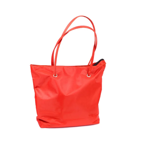 Bright red comfortable bag — Stock Photo, Image