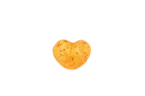 potato tuber with heart form