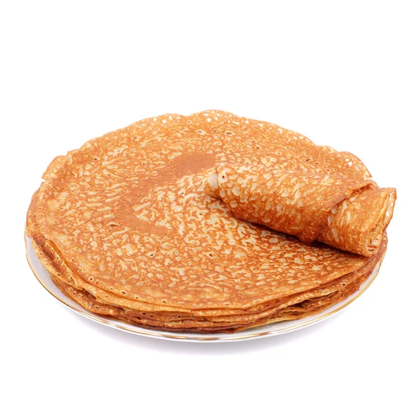 Stack of pancakes closeup — Stock Photo, Image