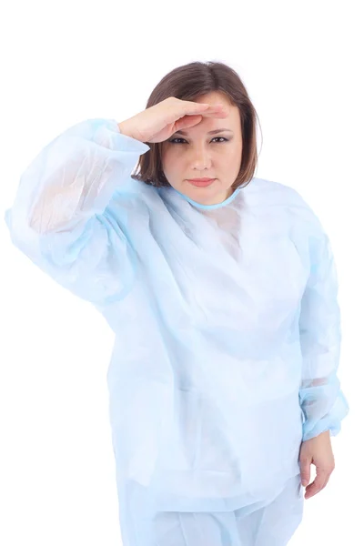 Pretty young female doctor — Stock Photo, Image