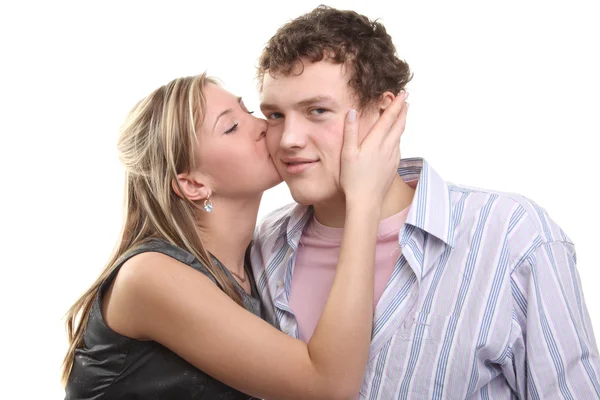 Young beautiful loving couple — Stock Photo, Image