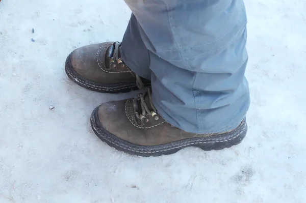 Little boy boots — Stock Photo, Image