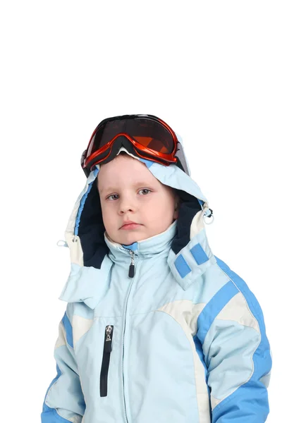 Schattig klein kind gekleed in sportkleding — Stockfoto