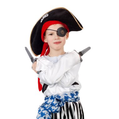 Genç sevimli korsan