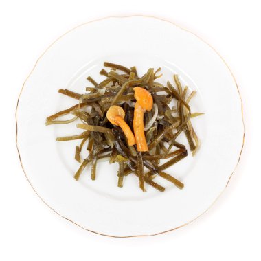 Mantar ile yeşil Laminarya