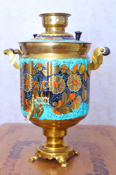 Traditionell rysk samovar — Stockfoto