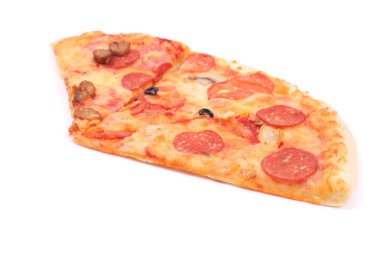Dilim pizza izole