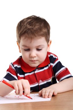 Küçük çocuk çizim