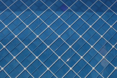 Mavi ve gümüş süs