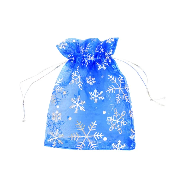 Blue gift bag — Stock Photo, Image