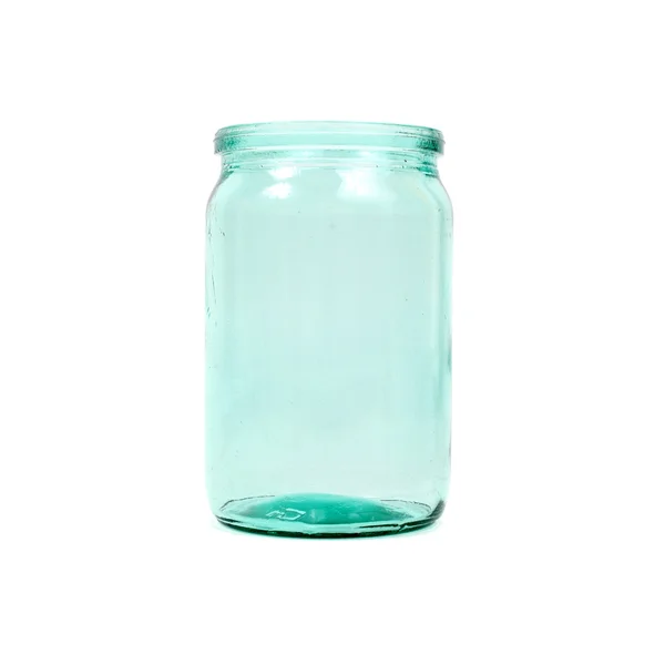 Empty glass jar — Stock Photo, Image