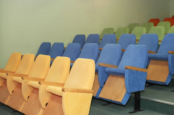 Seats rows in the cinema hall — Stock Photo, Image
