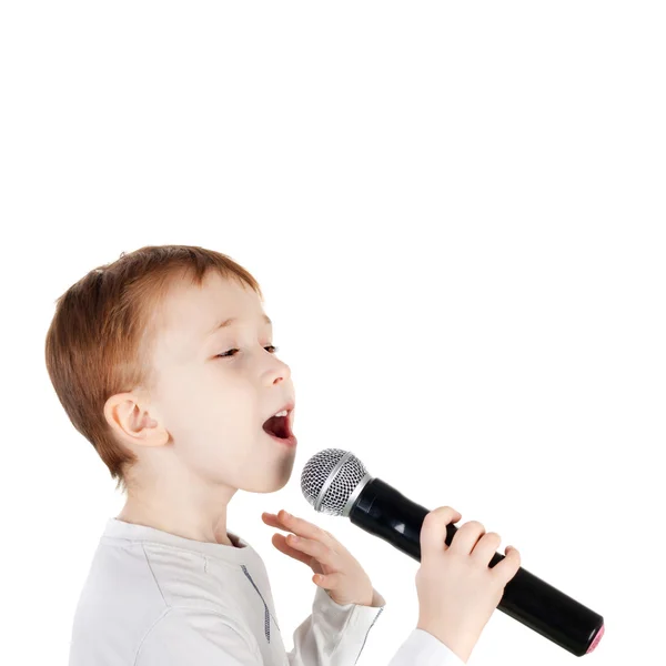 Cantando la canzone — Foto Stock