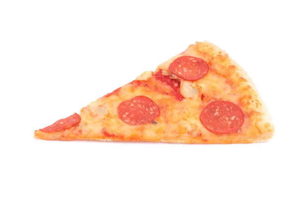 Bit pizza isolerade — Stockfoto