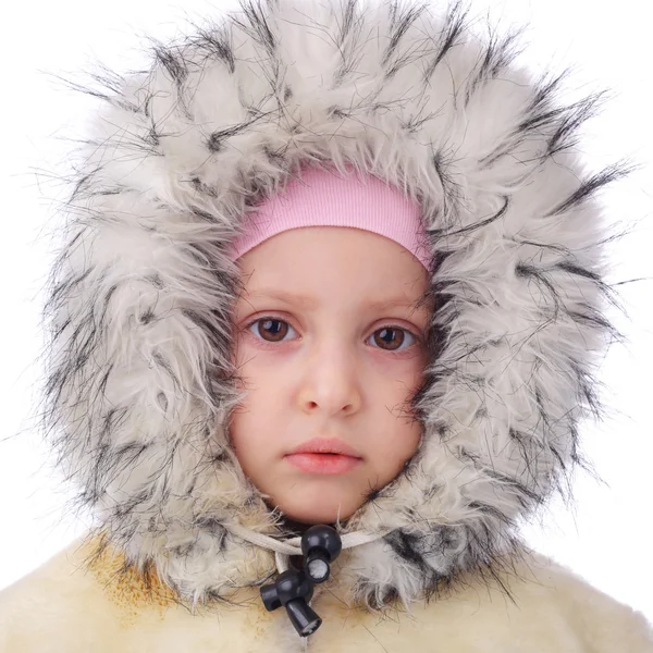 Carino bambino invernale — Foto Stock