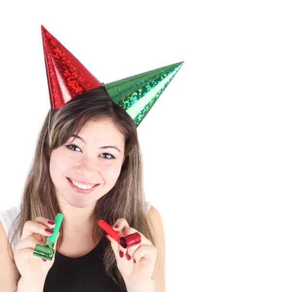 Party bright girl — Stock Photo, Image